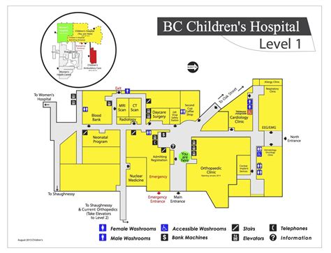 Children's hospital vancouver map - Map of children's hospital ...