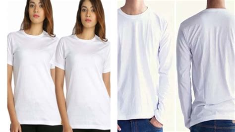 Kaos Polos Putih Depan Belakang, Tampil Simpel dengan Gaya Trendy