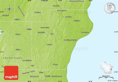 Manitowoc County Map