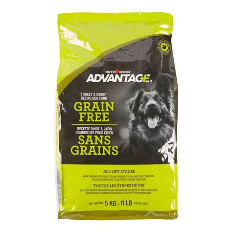 Nutri-Choice Advantage Turkey and Rabbit Grain Free Dog Food, 11-lb ...