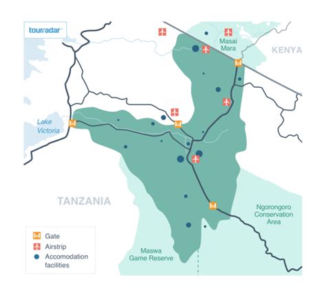 Serengeti Maps: Location, Road & Migration Map - TourRadar