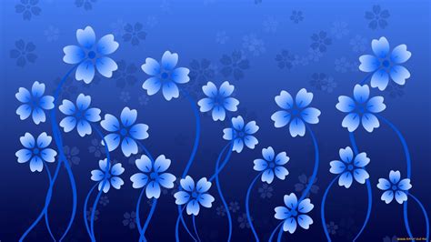 Blue Flower Desktop Wallpaper