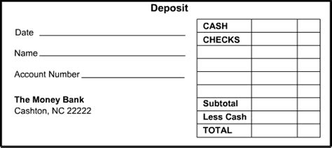 Blank Deposit Slip Newspaper Format, Newspaper Layout, Survey Template ...