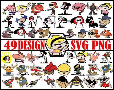 Funny Character Svg, Cartoon Network 90s Bundle Svg, Cartoon Characters ...