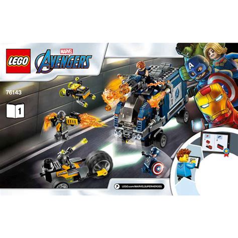 LEGO Avengers Truck Take-Vers le bas 76143 Instructions | Brick Owl ...