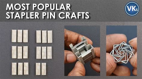 Most Popular Stapler Pin Crafts | VinKrish Solutions - YouTube