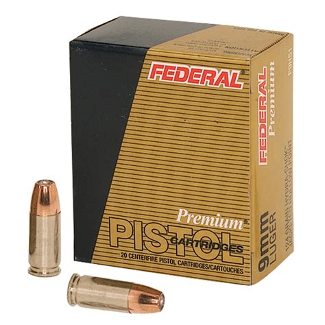 Federal Premium Personal Defense Hydra-Shok JHP 9mm Luger 124-Grain ...