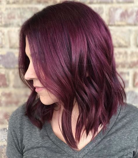 50 Shades of Burgundy Hair Color Trending in 2024 | Red violet hair ...