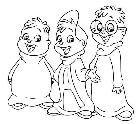 The Chipmunks And The Chipettes Coloring Pages