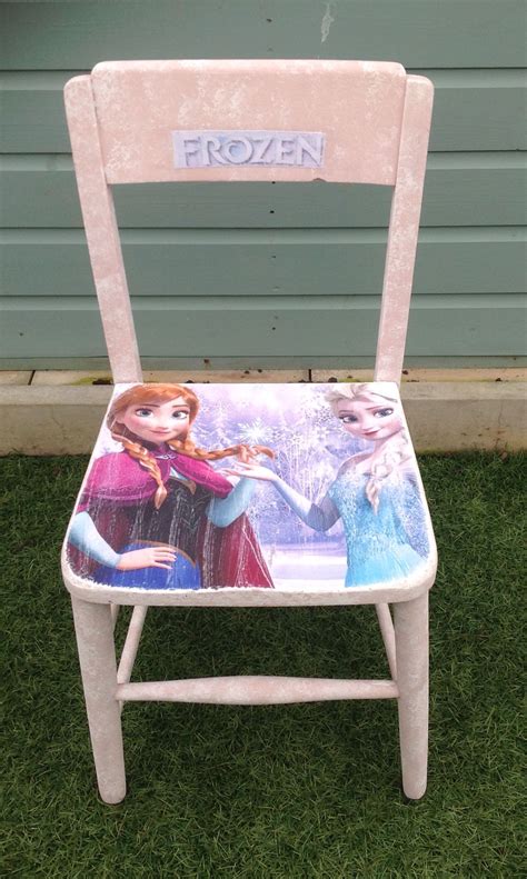 Frozen chair for a niece | Reclaimed furniture, Shabby chic decor ...