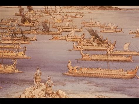 Ancient naval battle site 'rammed' with relics of war - YouTube