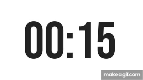 15 Second Countdown Timer - Make a GIF