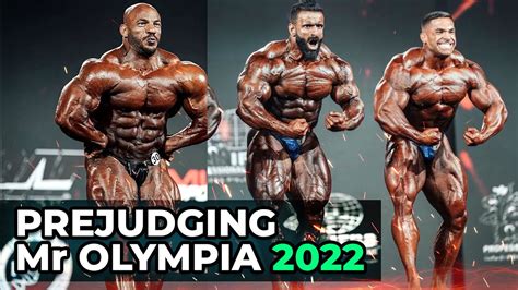 Prejudging Mr OLYMPIA 2022 Top 6 - YouTube