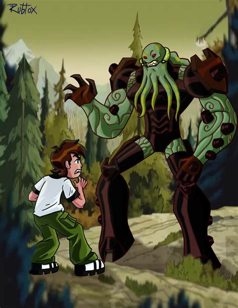 Vilgax vs Ben by rubtox on DeviantArt