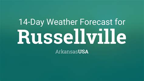 Russellville, Arkansas, USA 14 day weather forecast