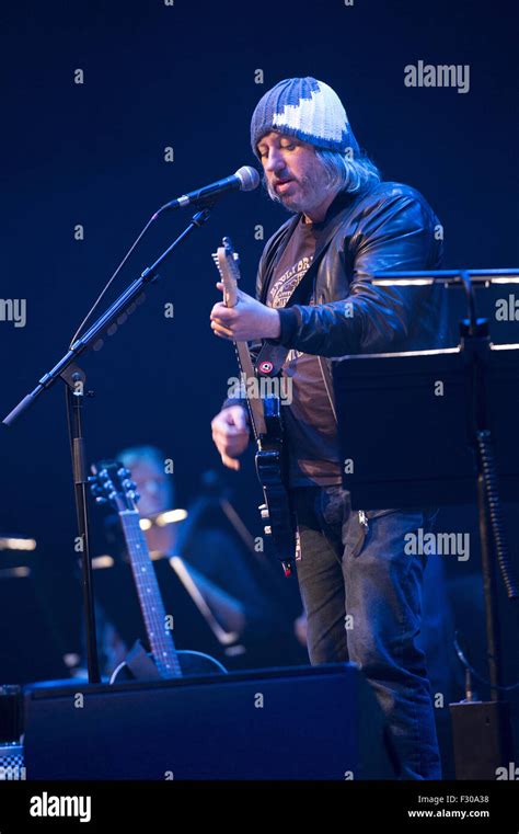 Badly Drawn Boy performing live on stage at the Barbican Centre ...