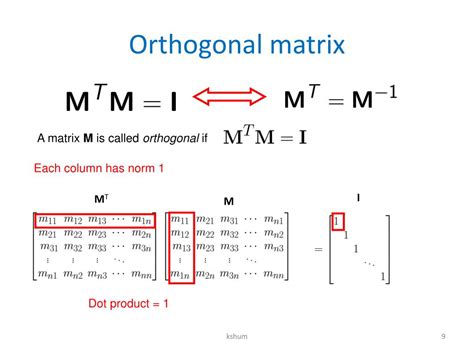 Orthogonale Matrix