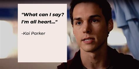 37 Kai Parker Quotes — A Crowd Favorite from 'The Vampire Diaries'