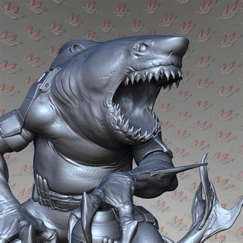 3D Printable MUTANT SHARK by Alex