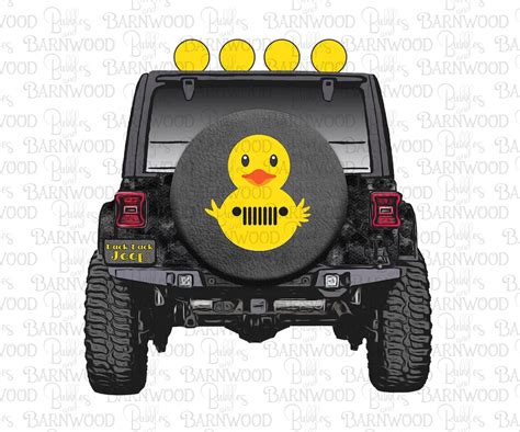 Duck Black Jeep Clipart Instant Digital Download Jeep | Etsy