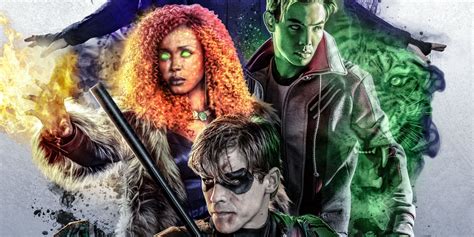 Titans TV Show Poster Spotlights the DC Superhero Team's Powers