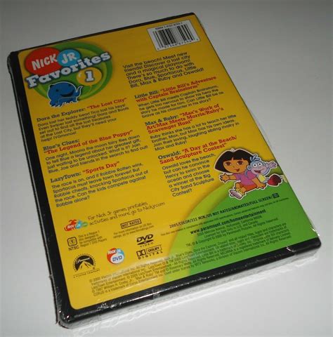 Nick Jr. Favorites Vol. 1 One Nickelodeon (DVD NEW) Lazytown Blue's ...