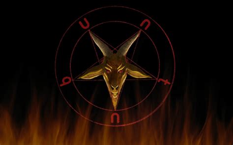 Dark Baphomet HD Wallpaper: Embrace the Occult with a Touch of Humor