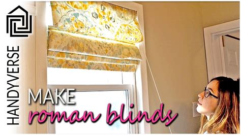 How to Make a Roman Blind : Handy Makes #01 - YouTube