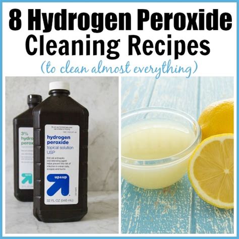 Hydrogen Peroxide Cleaning Recipes