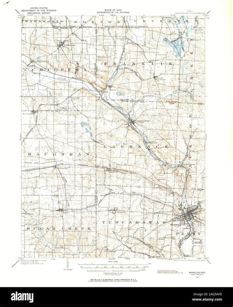 Massillon ohio map Cut Out Stock Images & Pictures - Alamy