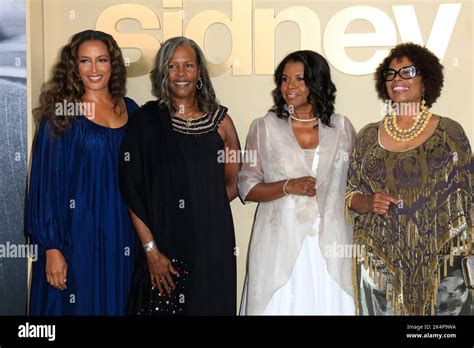 LOS ANGELES - SEP 21: Anika Poitier, Pamela Poitier, Sherri Poitier ...