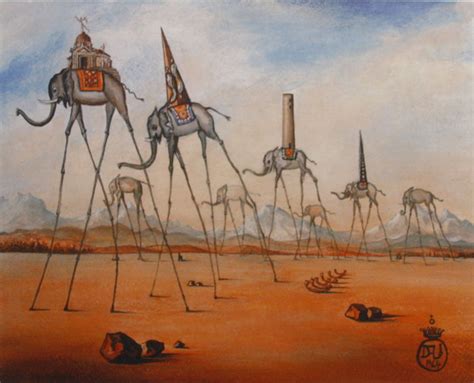 Salvador Dalí (after) - Elephants II - Catawiki