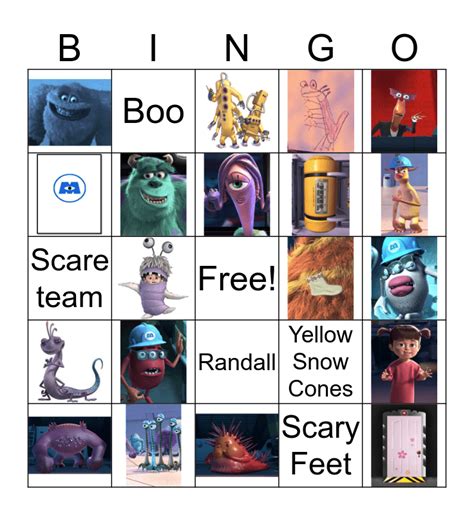 All Monsters Inc Characters Names