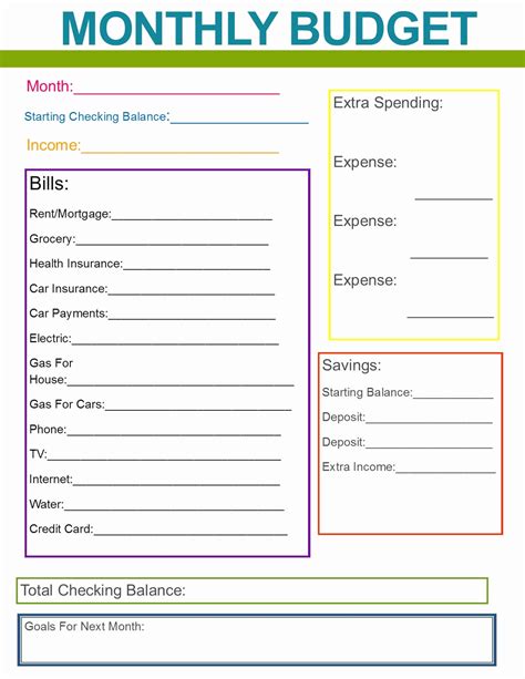 Dave Ramsey Budget Worksheet — db-excel.com