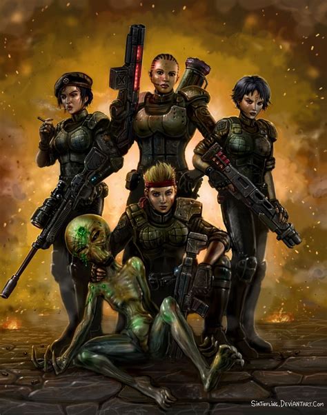 XCOM: The Pink Squad by SirTiefling.deviantart.com | Video game fan art ...