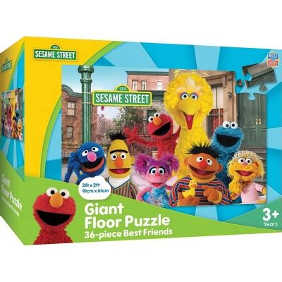 Masterpieces 36 Piece Jigsaw Puzzle For Kids - Sesame Street Best ...