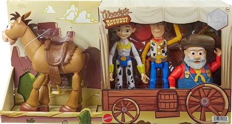 Mattel Disney and Pixar Toy Story Set of 4 Action Figures with Woody ...