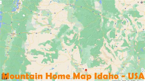 Mountain Home, Idaho Map