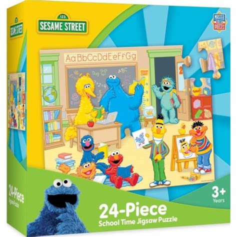 Masterpieces Sesame Street - School Time 24 Piece Jigsaw Puzzle, 1 unit ...