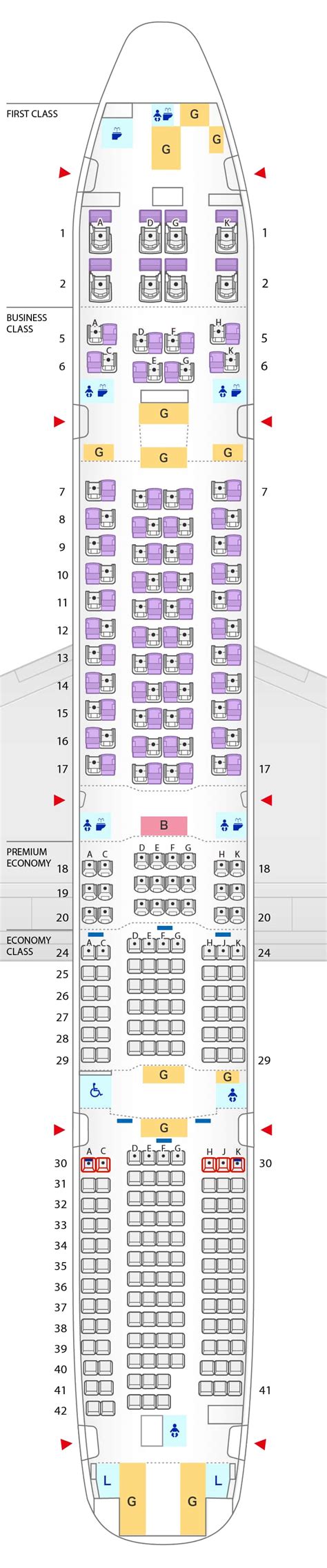 Korean Air Boeing 777-300er Seating Chart