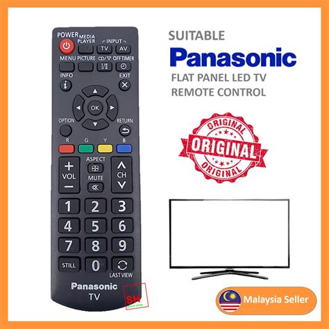 Original Panasonic LED LCD Tv Remote Control | Shopee Malaysia