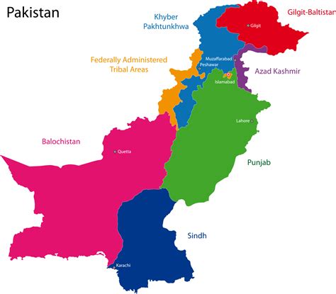 Pakistan Map Outline - Cliparts.co