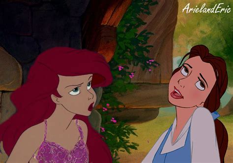 Another Ariel and Belle Fight - disney crossover Photo (26580069) - Fanpop