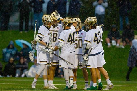 Men's lacrosse: Notre Dame rolls past Hopkins in NCAA first-round game ...