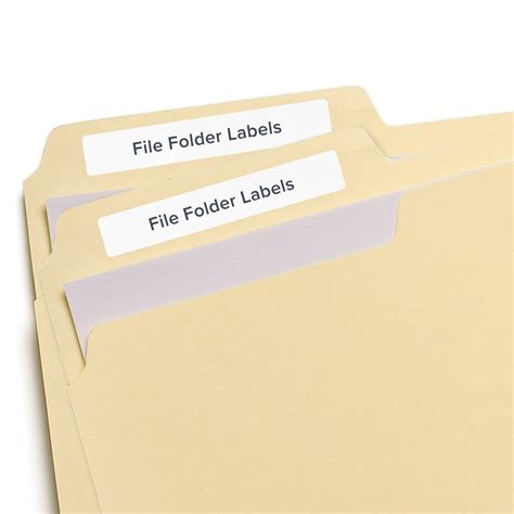 File Folder Labels For Your Business and Home