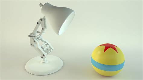 Fathers, sons, and the lamp in the Pixar logo