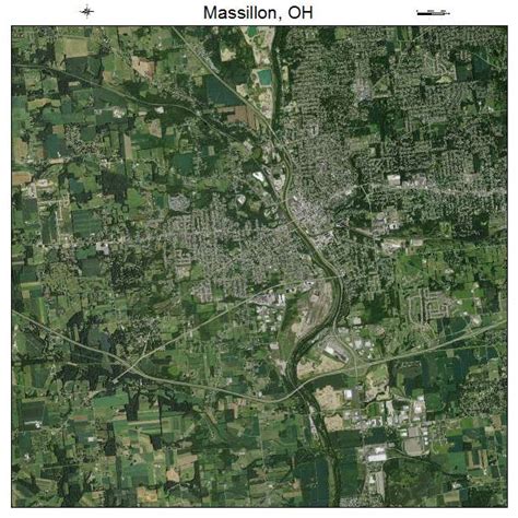 Aerial Photography Map of Massillon, OH Ohio