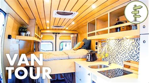 Super Smart Camper Van Design with Lots of Great Ideas! Full Tour - YouTube