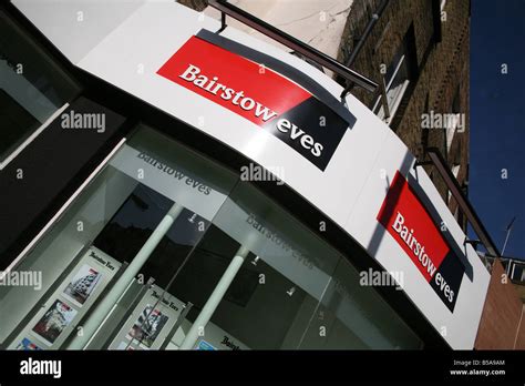 Branch of Bairstow Eves estate agents, London Stock Photo - Alamy