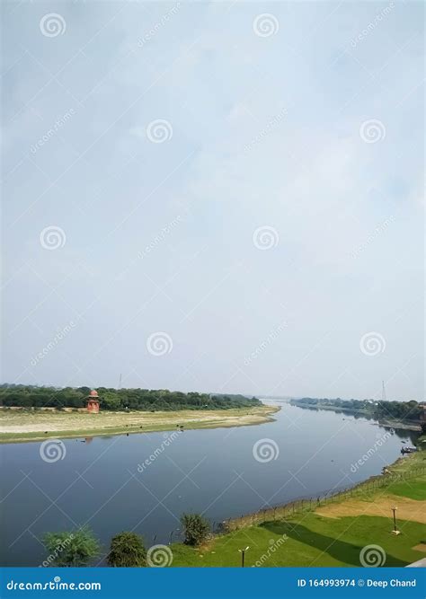 Yamuna River stock photo. Image of indiariver, uttar - 164993974